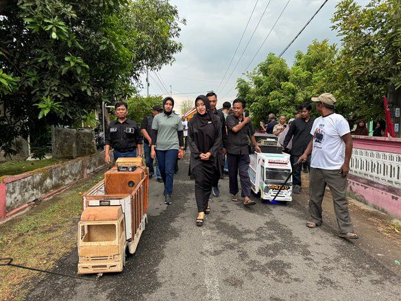 Kampanye di Basis Gus Barra, Ikfina-Gus Dulloh Puji Antusias Masyarakat
