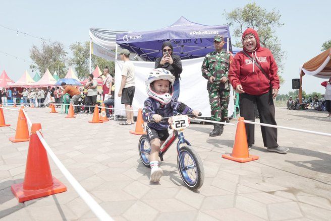 Mojo Fiesta 2025 Dibuka dengan Fun Race Push Bike, Ratusan Pembalap Cilik Unjuk Gigi