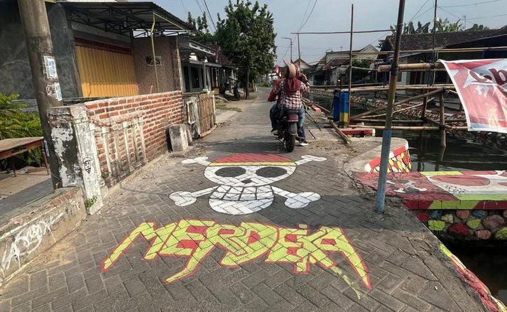 Mural Bajak Laut Topi Jerami One Piece Heboh di Mojokerto, Dihapus atas Perintah Polisi