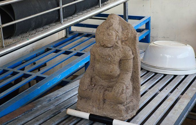 Lestarikan Situs Sejarah, Warga Diminta Menjaga Arca di Pesanggrahan Mojokerto