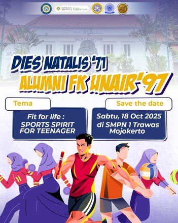 Dies Natalis ke-71 FK Unair, Alumni Gelar “Fit For Life: Sport Spirit For Teenager”