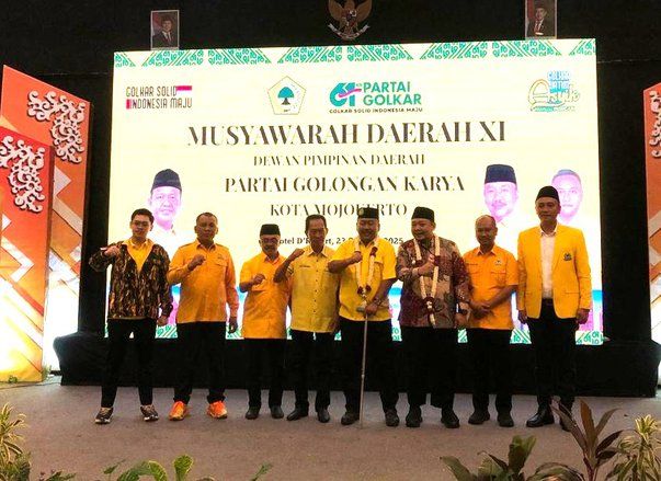Agus Wahjudi Resmi Pimpin Golkar Kota Mojokerto Periode 2025-2030