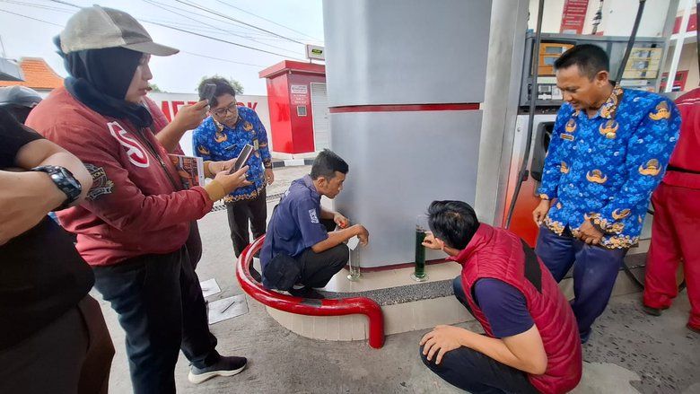 Lima SPBU di Mojokerto Disidak terkait Kualitas Pertalite, Ini Hasilnya