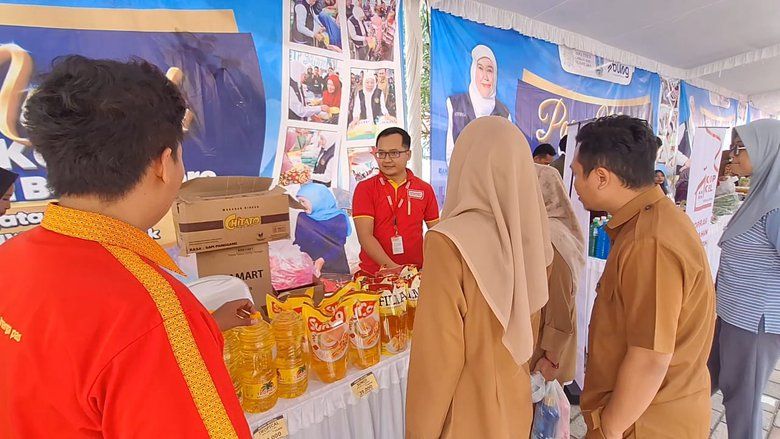 Dukung Pengendalian Inflasi, Alfamart Ikut Pasar Murah di Kota Mojokerto