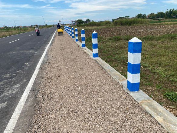 Proyek DPT Jalan Halim Perdana Kusuma Sampang Rampung Dikerjakan