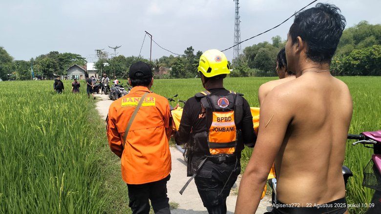 Bocah 5 Tahun Tewas Tenggelam di Sungai Pait Jombang, Orang Tua Diimbau Jaga Anak-Anak