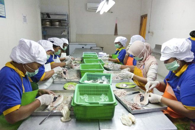 Usaha Olahan Ikan Bandeng Binaan SIG Ini Berkembang di tengah Pandemi
