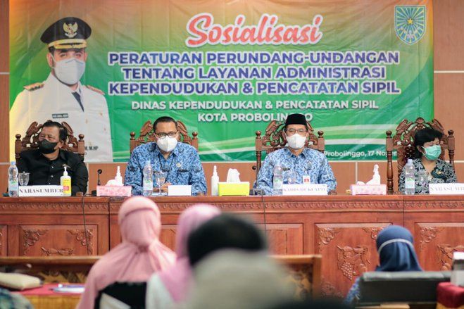 Dispenduk Capil Kota Probolinggo Sosialisasi Layanan <em>Go</em> <em>Online</em>