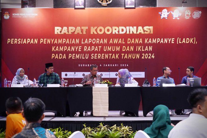 Berapa Dana Kampanye 18 Parpol Peserta Pemilu 2024 di Jatim?