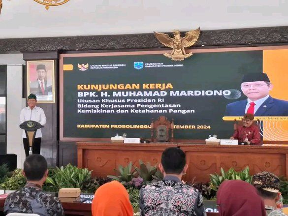 Utusan Khusus Presiden Kunjungi Probolinggo, Bahas Pengentasan Kemiskinan dan Ketahanan Pangan