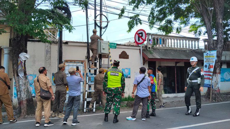 Kabel Semrawut di Mojokerto Mulai Ditata, Pemkot Tegaskan Ada Potensi PAD Hilang