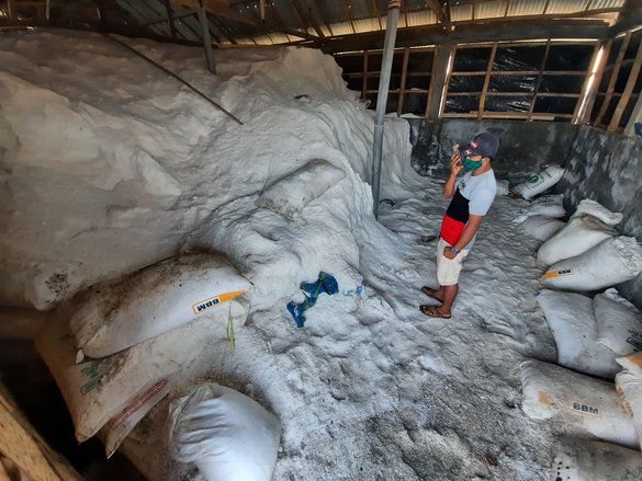 Distribusi Garam Lumpuh akibat Corona, Petani Rugi Ratusan Juta