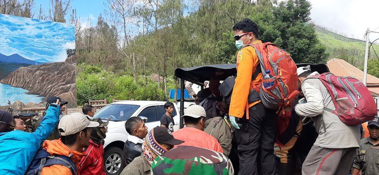 Jenazah Penjaga Dapur Tambang Belerang Ditemukan Mengambang di Kawah Ijen