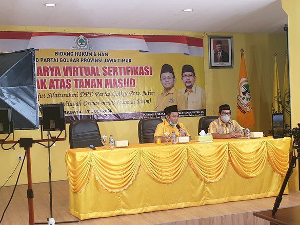 Golkar Jatim Siap Dampingi Pengurusan Sertifikasi Tanah Wakaf