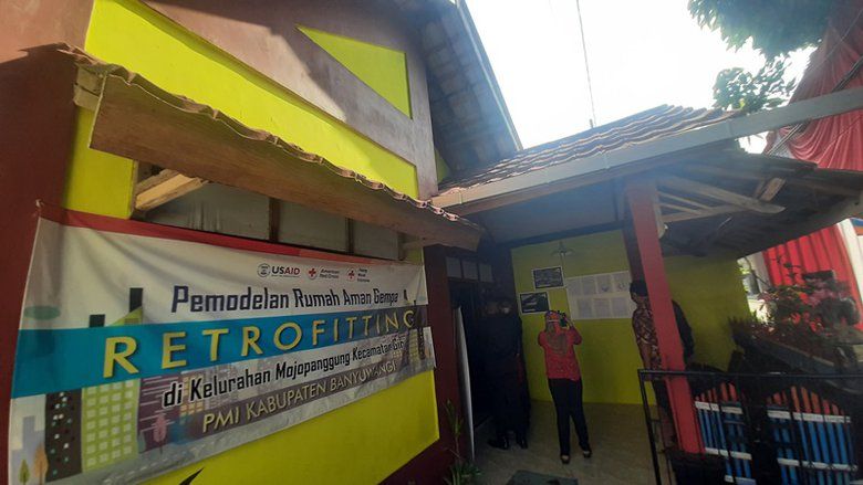 PMI Banyuwangi Selesaikan Renovasi Rumah Tahan Gempa