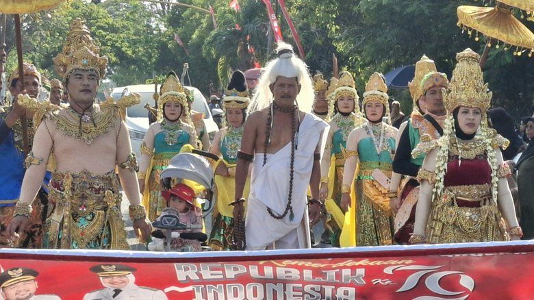 HUT RI ke-79, Warga Desa Balongpanggang Gelar BP Festival