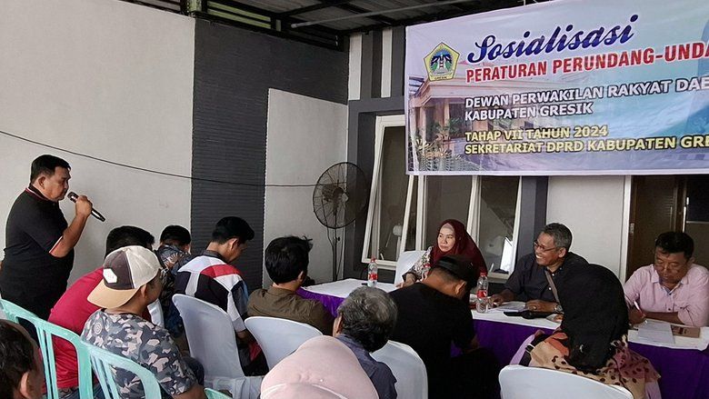 DPRD Gresik Sosialisasi Bantuan Hukum Gratis bagi Warga Kurang Mampu