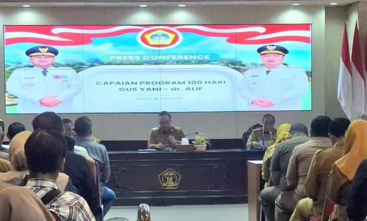 100 Hari Kerja Bupati dan Wakil Bupati Gresik Berakhir, Ini Capaiannya