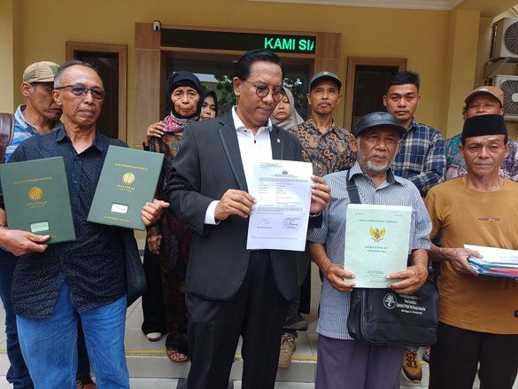 Dugaan Mafia Tanah, Puluhan Warga Malang Lapor Polda Jatim