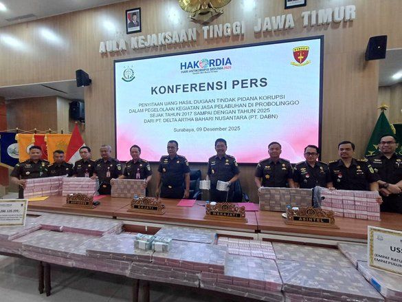 Kejati Jatim Sita Uang Rp 47,28 Miliar dan USD 421.046 dalam Kasus Korupsi PT DABN