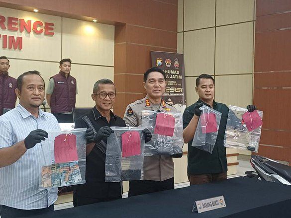 Jual Mesiu Racikan, Dua Warga Sidoarjo Dibekuk Polda Jatim