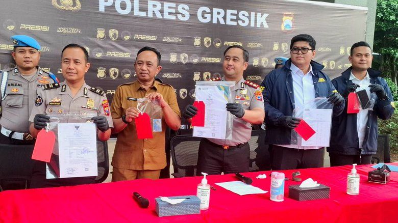 Pemalsu SK Pengangkatan ASN Pemkab Gresik Ditangkap di Kalteng