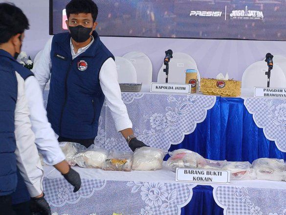 Selain Kokain, Ini Deretan Narkoba yang Disita Polda Jatim pada Awal 2026