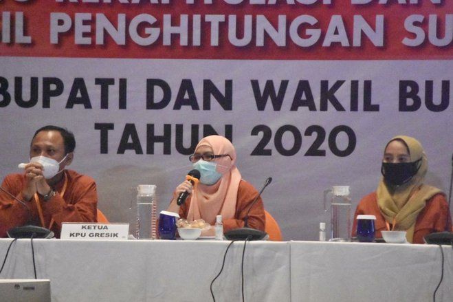 Masa Sanggahan Hasil Rekapitulasi Habis, KPU Gresik Tunggu BRPK untuk Penetapan