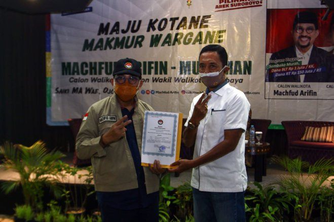 Purnawirawan Brimob Inginkan Machfud jadi Wali Kota Surabaya