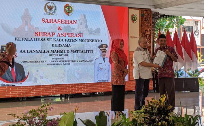 Serap Aspirasi di Kabupaten Mojokerto, Bupati Ikfina Dampingi AKD Ajukan Tujuh Usulan Ke Ketua DPR RI 