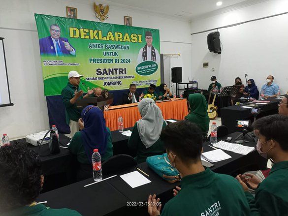 Santri Jombang Dukung Anies Baswedan Maju Pilpres&nbsp;2024