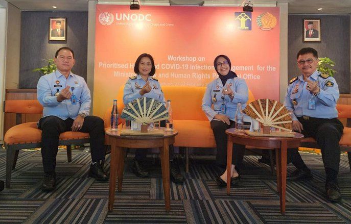 Ditjenpas-UNODC Beri Penguatan Peningkatanan Terhadap 33 Kadivpas