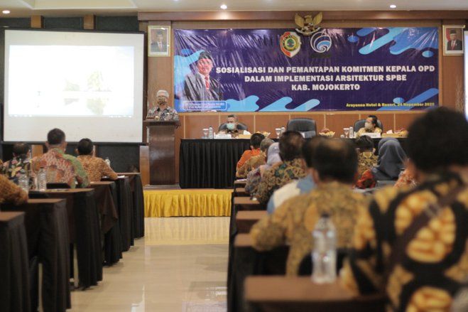 Indeks SPBE Sangat Rendah, Pemkab Mojokerto Tegaskan Komitmen Seluruh OPD