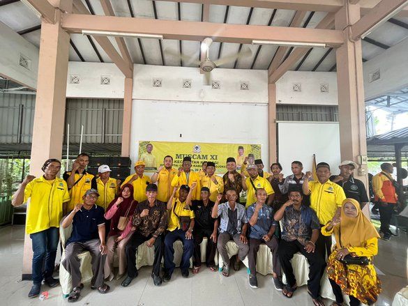 Muscam XI Dapil IV di Dawarblandong, Golkar Mojokerto Perkuat Basis Utara Sungai