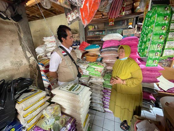 Cegah Penimbunan Beras, Satgas Pangan Polres Malang Turun Ke Pasar 
