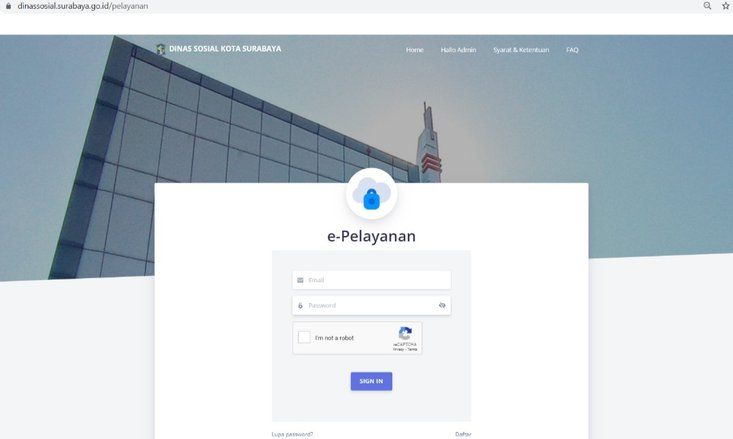 Lewat e-Pelayanan, Warga Surabaya Dapat Ajukan Permohonan SKM non Kesehatan Secara Online