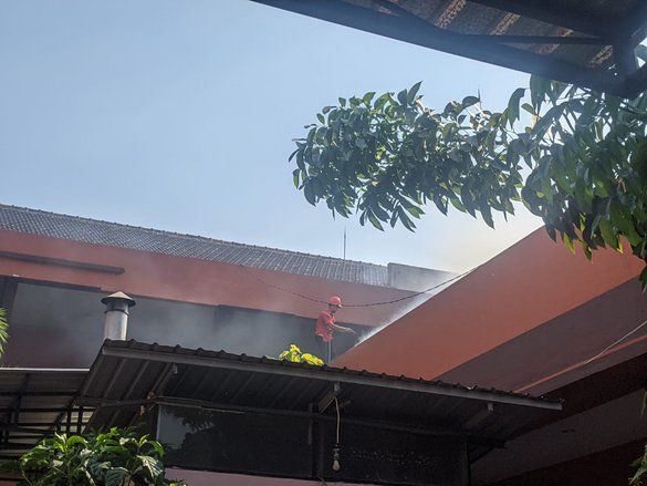 Puskesmas Blooto Mojokerto Terbakar