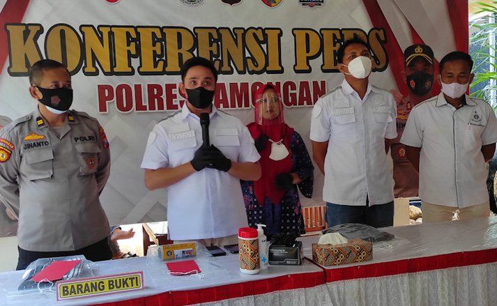 Pencoret Mobil Berisi Kata Cacian di Lamongan Diperiksa Polisi