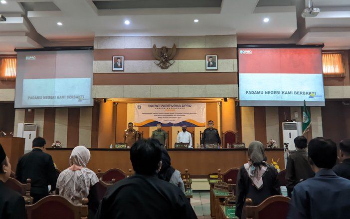 DPRD Ponorogo Gelar Paripurna Pandangan Umum Fraksi Penggunaan APBD 2021