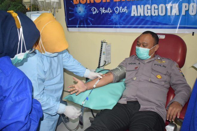 Belasan Anggota Polres Bondowoso Akan Donor Plasma Konvalesen