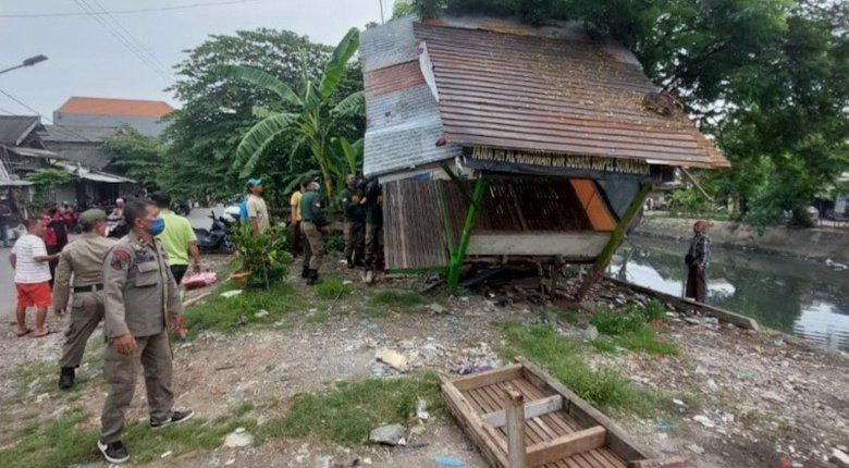 Sungai Kali Tebu Bakal Jadi Destinasi Wisata Air, Satpol PP Tertibkan Bangli