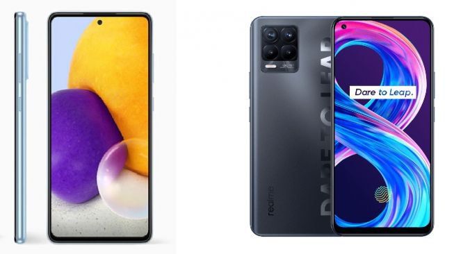Ini Keunggulan dari Samsung Galaxy A72 Vs Realme 8 Pro