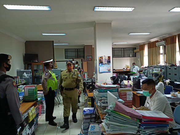 Muncul Klaster di BPPKAD, Belasan ASN Pemkab Ponorogo Terjaring Operasi Yustisi