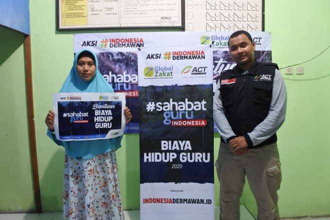 ACT dan SGI Bantu Perekonomian Guru Honorer di Bojonegoro dan Jombang