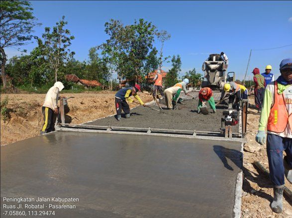 DPUPR Sampang Tuntaskan Proyek Peningkatan Jalan Robatal-Pasarenan