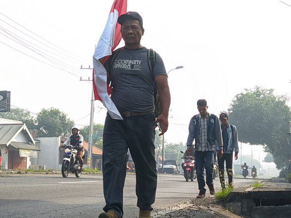Tiga Warga Mojokerto Tolak Tambang Galian C Diterima Staff Kepresidenan, Ini Hasilnya