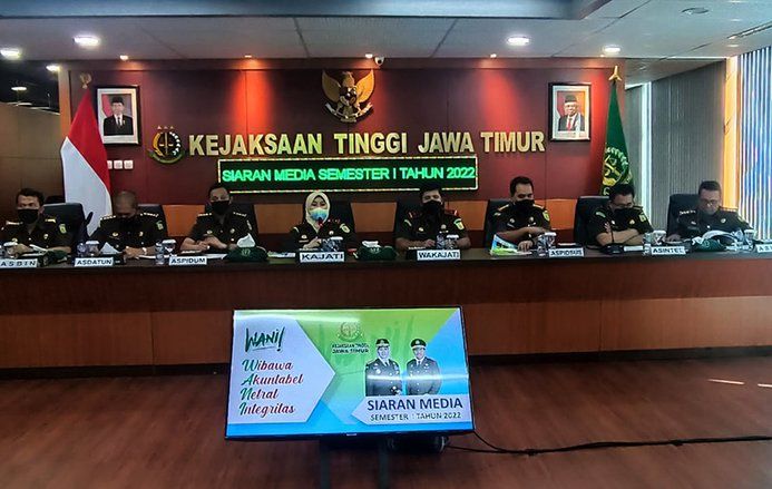 Di Semester Pertama 2022, Kejati Jatim Tangani 11 Perkara Korupsi