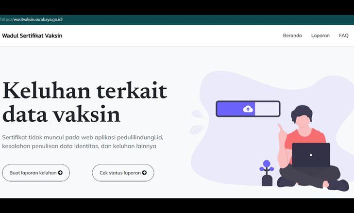 Aplikasi Wasit Vaksin Tanggapi Keluhan Sertifikat Vaksin Surabaya yang Membludak