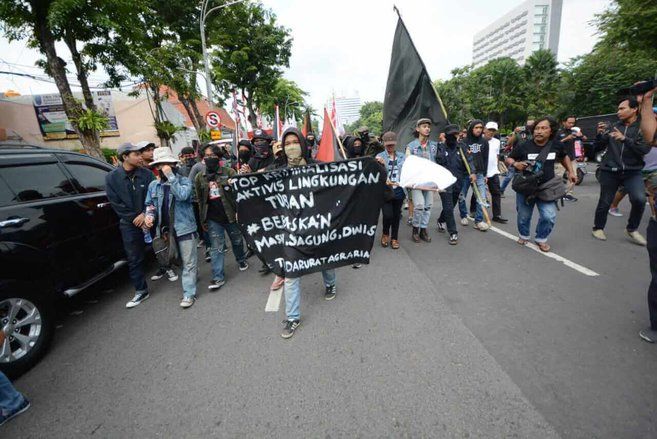 Polisi Amankan Mahasiswa Penyusup saat Aksi Hari Buruh