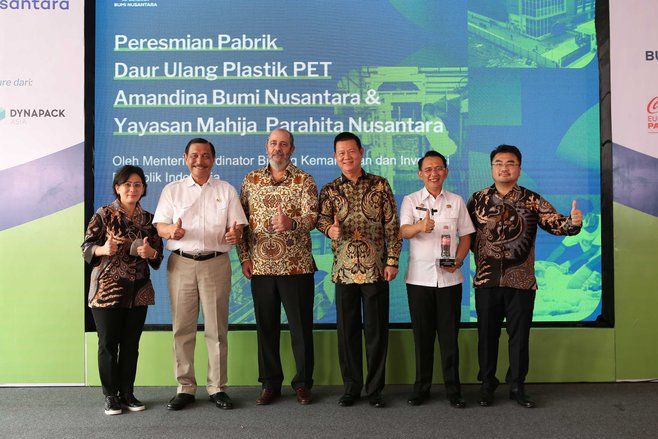 Resmikan Perseroan dan Yayasan Pengelola Sampah Plastik, Begini Harapan Menko Luhut